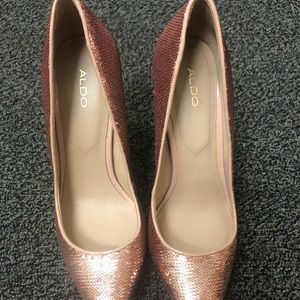 Aldo Heels (rose gold)